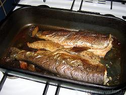 trout_baked * Trout and roe baked * 1380 x 1048 * (306KB)